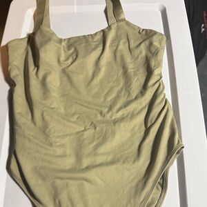 Forever 21 Olive Green Bodysuit Tank
